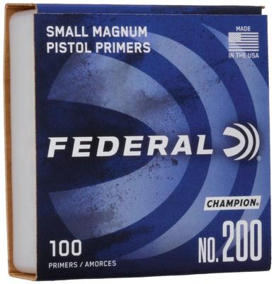No. 200 Small Pistol Magnum Reloading Primers 100CT