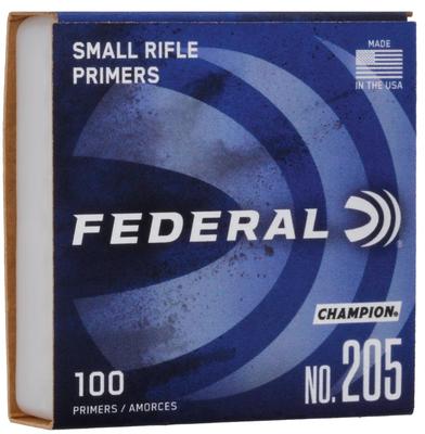 No. 205 Small Rifle Reloading Primers 100CT