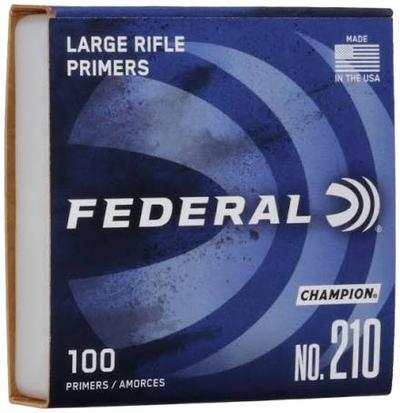 No. 210 Large Rifle Reloading Primers 100CT