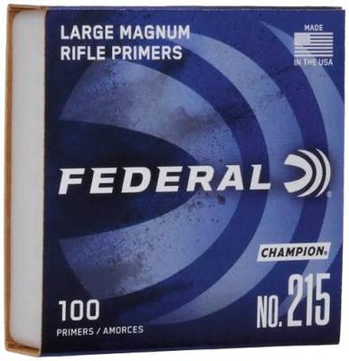 No. 215 Large Rifle Magnum Reloading Primers 100CT