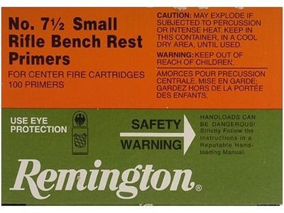 No. 7-1/2 Small Rifle BR Reloading Primers 100CT