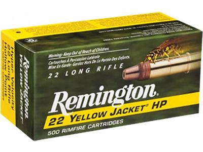22 LR 33 GR TCHP YELLOW JACKET 500 RD