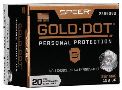 357MAG 158GR GDHP GOLD DOT 20RD