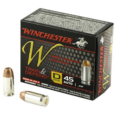 45AUTO 230GR JHP TRAIN  DEFEND 20RD