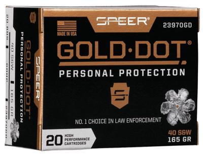  40sw 165gr Hp Gold Dot 20rds