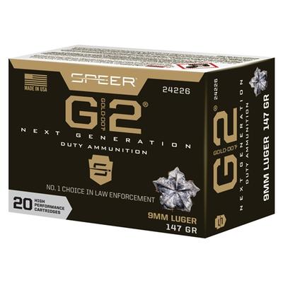  9mm 147gr Gold Dot G2 20rds