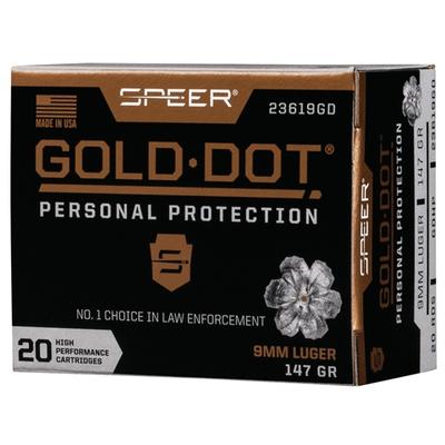  9mm 147gr Gdhp Gold Dot 20rd