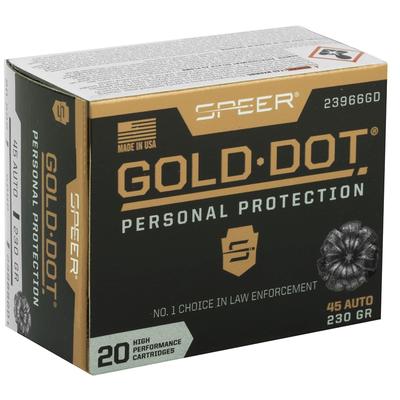  45 Acp Gold Dot 230gr Hollow Point 20rds