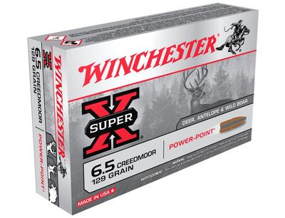  6.5 Creedmoor 129 Gr Power Point Super X 20 Rd