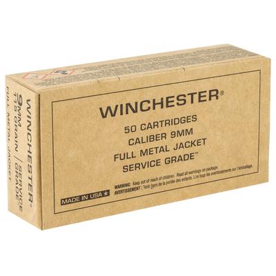  9mm 115gr Fmj Service Grade 50rd