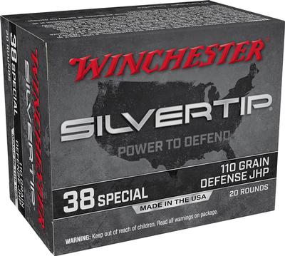  38special 110gr Jhp Silvertip 20rds