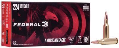 224 VALKYRIE 75GR FMJ AMERICANEAGLE 20RD