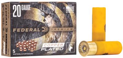 20GA 2-3/4in #3 Buck 20 Pellets Copper 5RD