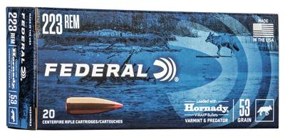 223REM 53GR HORNADY V-MAX 20RD