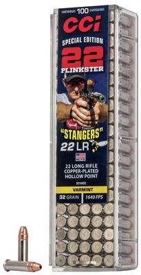  22lr 32gr Copper- Plated Hp'stangers ` 22 Plinkster 100rd