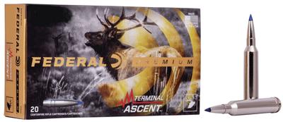 Premium 6.5 Creedmoor 130 gr Terminal Ascent 20 Per Box/10 Cs