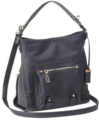 HOBO STYLE PURSE W/HOLSTER BLACK