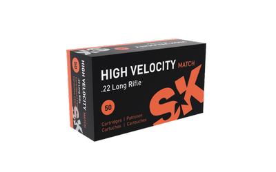 22 LONG RIFLE HIGH VELOCITY MATCH 50RD