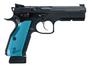  Shadow 2 9mm 4.89in 19 + 1 Black/Blue Pistol - Optic Ready & Manual Safety