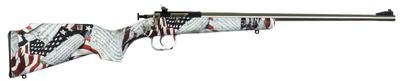 Youth 22 LR 1rd 16.12` Stainless Steel Barrel American Flag