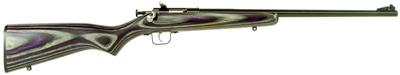 Youth 22 LR 1rd 16.12` Blued Barrel & Receiver Purple Laminate Stock