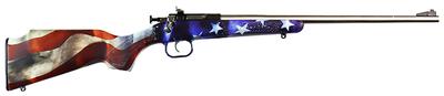Youth 22 LR 1rd 16.12` Stainless Steel Barrel Grand Union Flag Stock