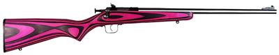 Youth 22 LR 1rd 16.12` Stainless Steel Barrel Pink/Black
