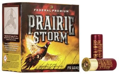  12ga 2.75 ` 1 1/4 Oz 1500 Fps 5 Shot Premium Prairie Storm Fs 25 Bx