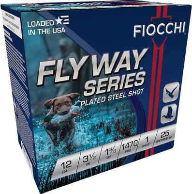 12GA 3.50` 1 3/8 OZ 1 SHOT FLYWAY WATERFOWL 25 PER BOX