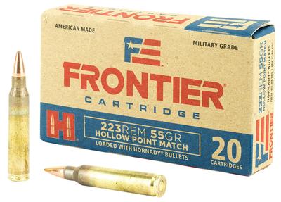  223rem 55gr Hollow Point Match Frontier 20rd