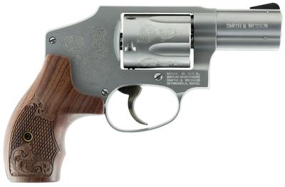 Model 640 357 Mag 5 Shot 2.13` Engraved Stainless Steel