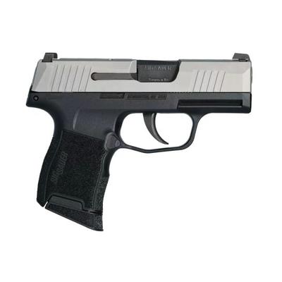 P365 Mirco Compact 9mm 3.1` 10rd Black/Stainless