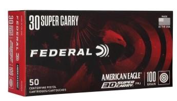 30 SUPER CARRY 100GR FMJ AMERICAN EAGLE 50RD