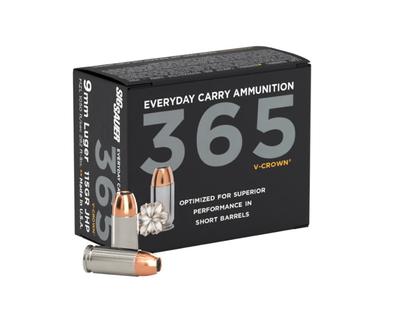9MM 115GR V-CROWN JHP 365 20RD