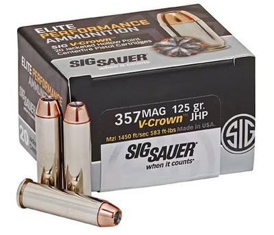 357MAG 125GR V-CROWN JHP 20RD