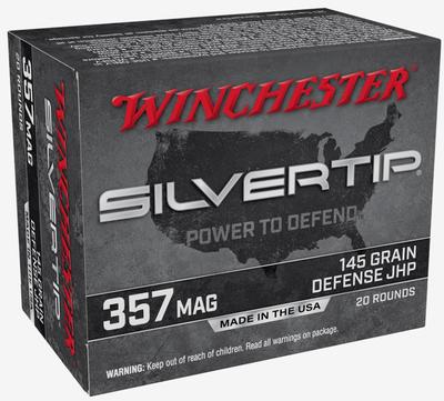 357MAG 145GR DEFENSE JHP SILVERTIP 20RD