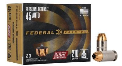 45AUTO 210GR HYDRA-SHOK DEEP 20RD