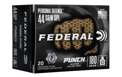 44SW SPL 180GR PUNCH JHP 20RD