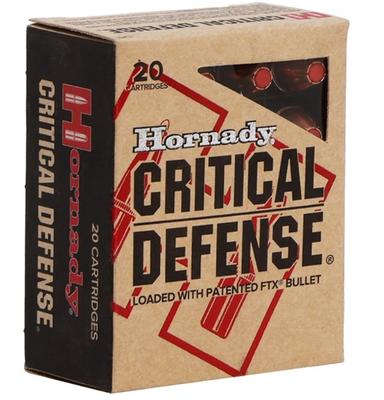 45 AUTO+P 185GR FTX CRITICAL DEFENSE 20RD