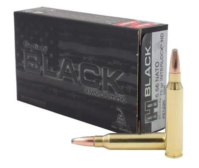 5.56 NATO 75GR INTERLOCK BLACK 20RD