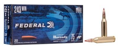 243 WIN 75GR VMAX VARMINT/PREDATOR 20RD