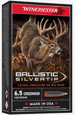 6.5 CREEDMOOR 140GR BALLISTIC SILVERTIP 20RD