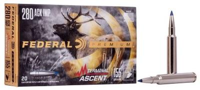 280 ACKLEY IMPROVED 155GR TERMINAL ASCENT 20RD