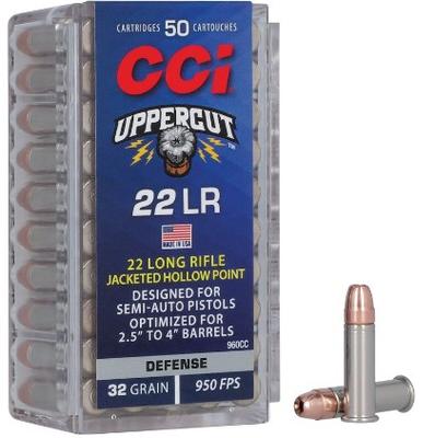 22LR 32GR JACKETED HP UPPERCUT 50RD