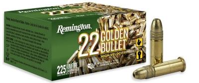 22LR 36GR PLATED HP GOLDEN BULLET 225RD