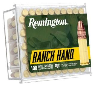 22LR 40GR PLATED ROUND NOSE RANCH HAND 100RD
