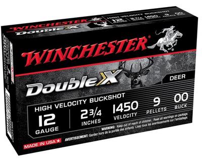 12GA 2 3/4` 1450FPS 9 PELLETS 00BUCK 5RD