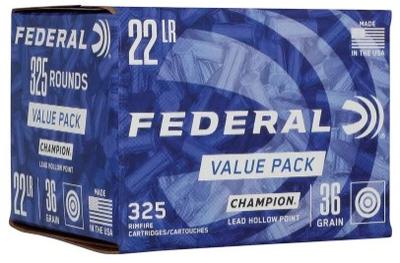 22LR 36GR CHAMPION COPPER PLATED HP 325RD