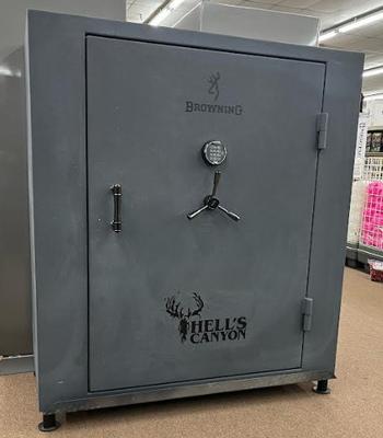 HELLS CANYON 65 TEXTURED CHARCOAL E-LOCK BLACK CHROME HARDWARE