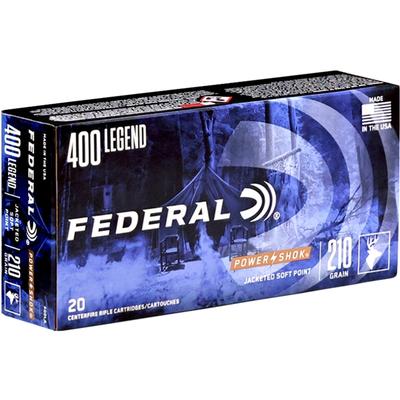 400 Legend 210GR JSP Power Shok 20RD